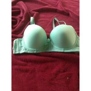 MAMIA Intimates Green Bow Detail Full Coverage Bra 34C